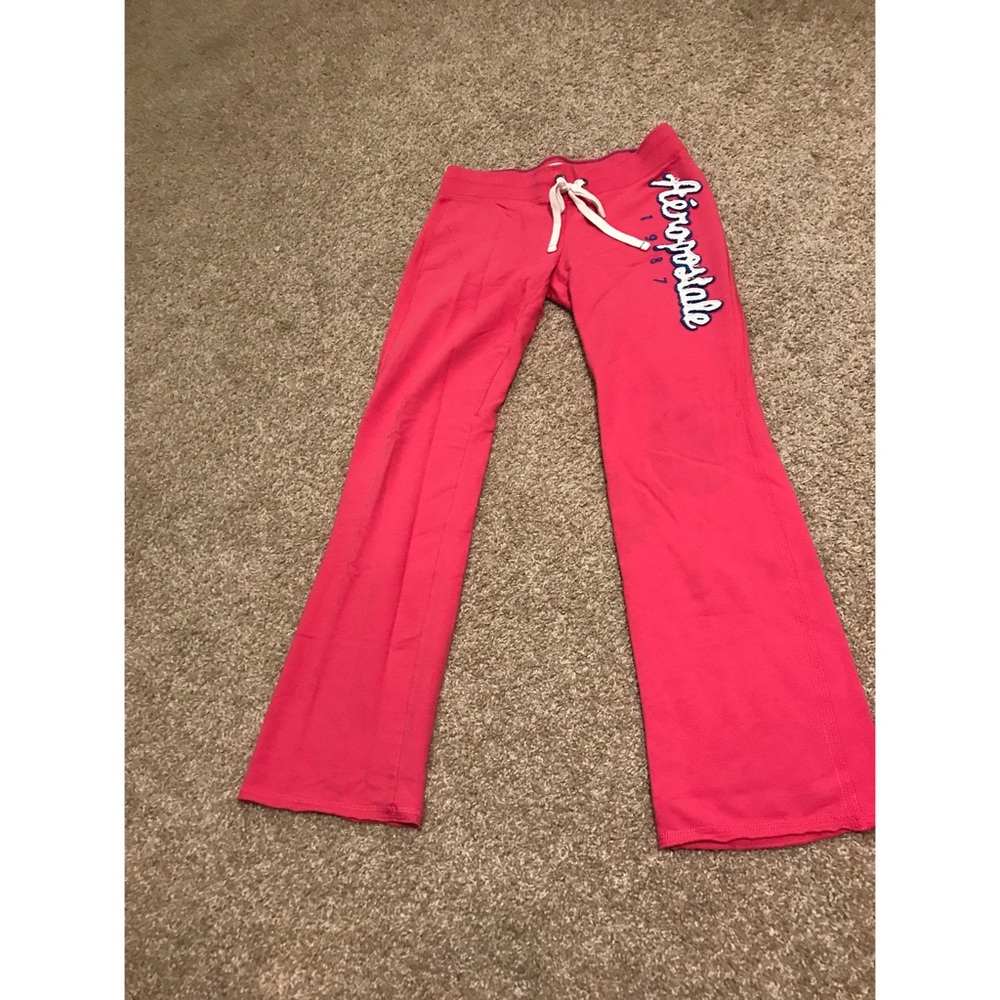 Pink Junior Aeropostale sweatpant, tall leg